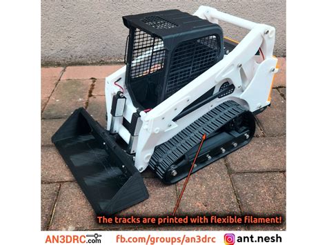 3d printed rc skid steer